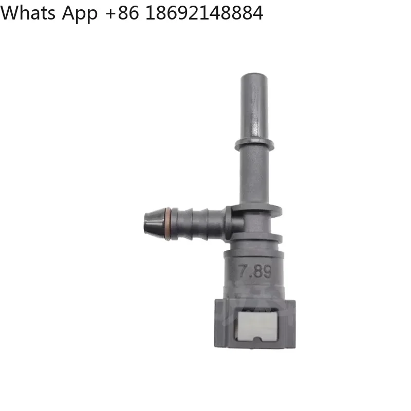 Fuel Pipe Quick Connector for Car and Motorcycle  7.89 mm ID 6 mm Lengthened Plastic Oil Pipe Quick Connection
