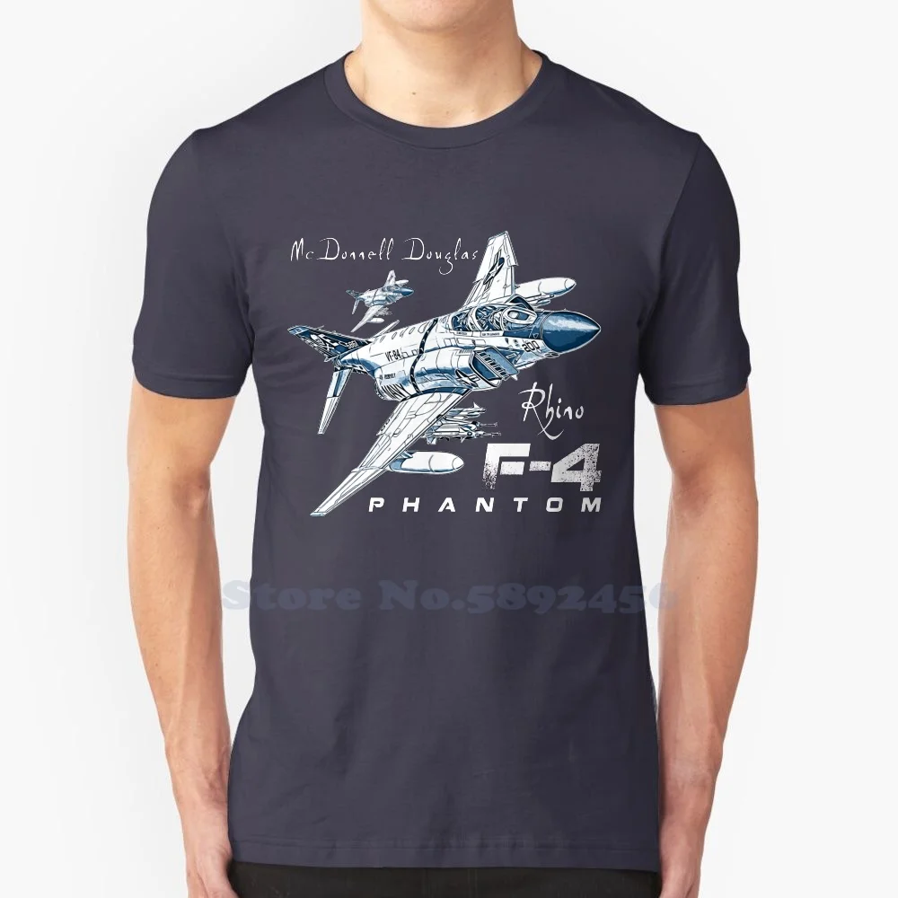 Mcdonnel Douglas F - 4 Phantom Fighterjet 100% cotton T-Shirt Men And Women