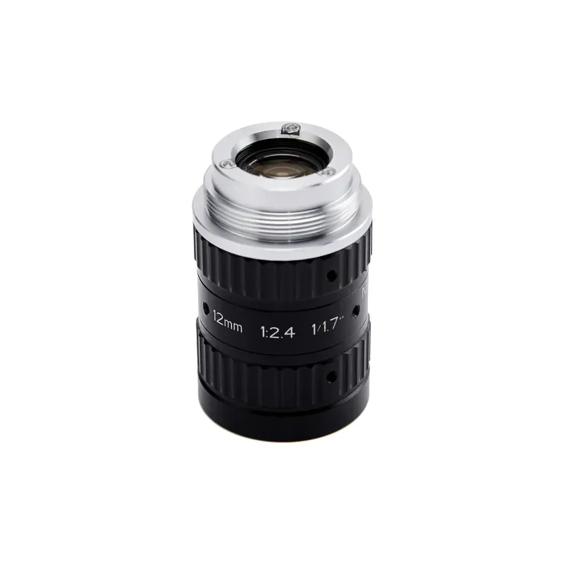 

Cost Effective High Resolution 12MP 1/1.7" C-Mount 12mm Focal Length F2.4-F16 Industry Fixed Focus Lens For Factory And Labs