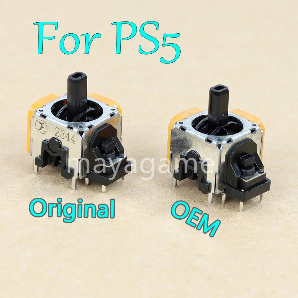 

100pcs Original and OEM 3D Analog Joystick Thumbstick Replacement Repair Part Sensor Module For Sony PS5 Controller Accessory