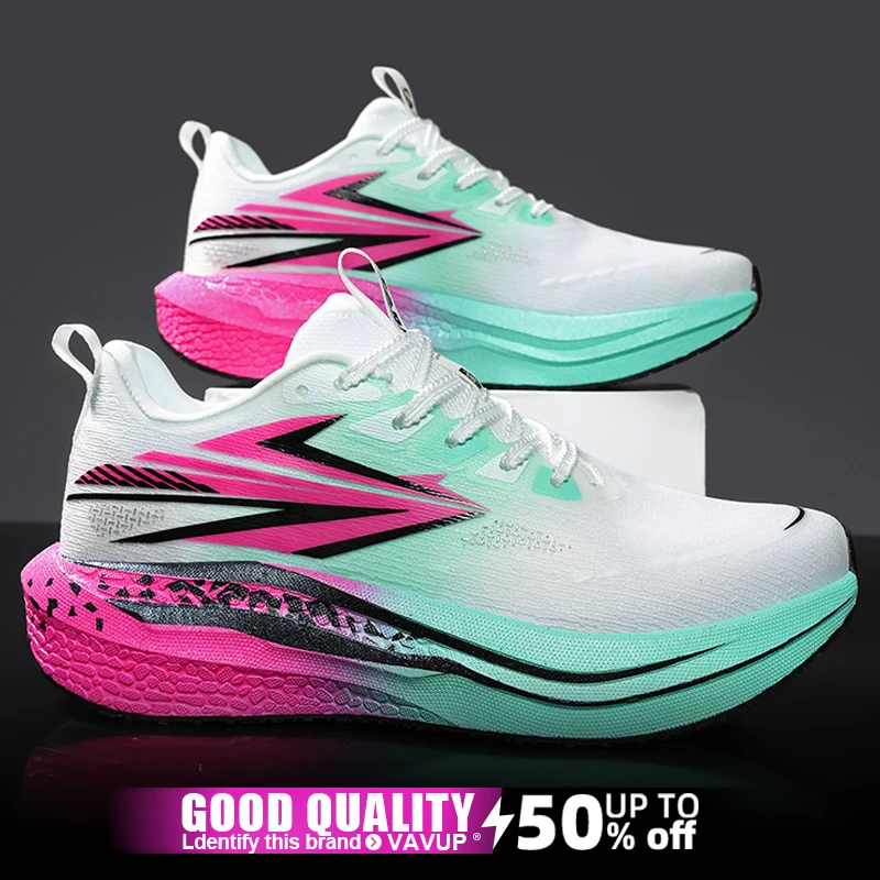 

Marathon Sports Men Running Shoes Speciality Breathable Lightweight Women's Comfortable Athletic Nonskid Carbon Board Sneakers