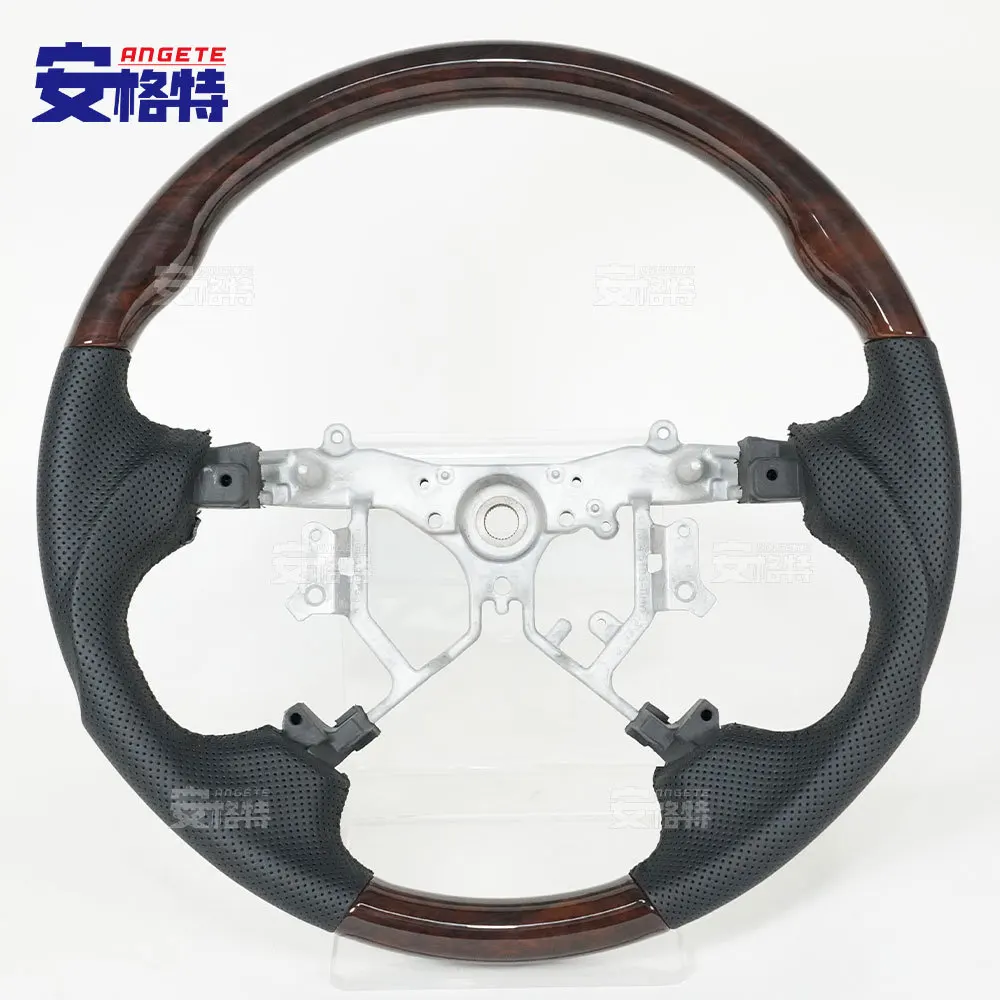 

Suitable for Cross-border exclusive for 04-09 Toyota Crown Transit overbearing Speedmaster mahogany car steering wheel modifica