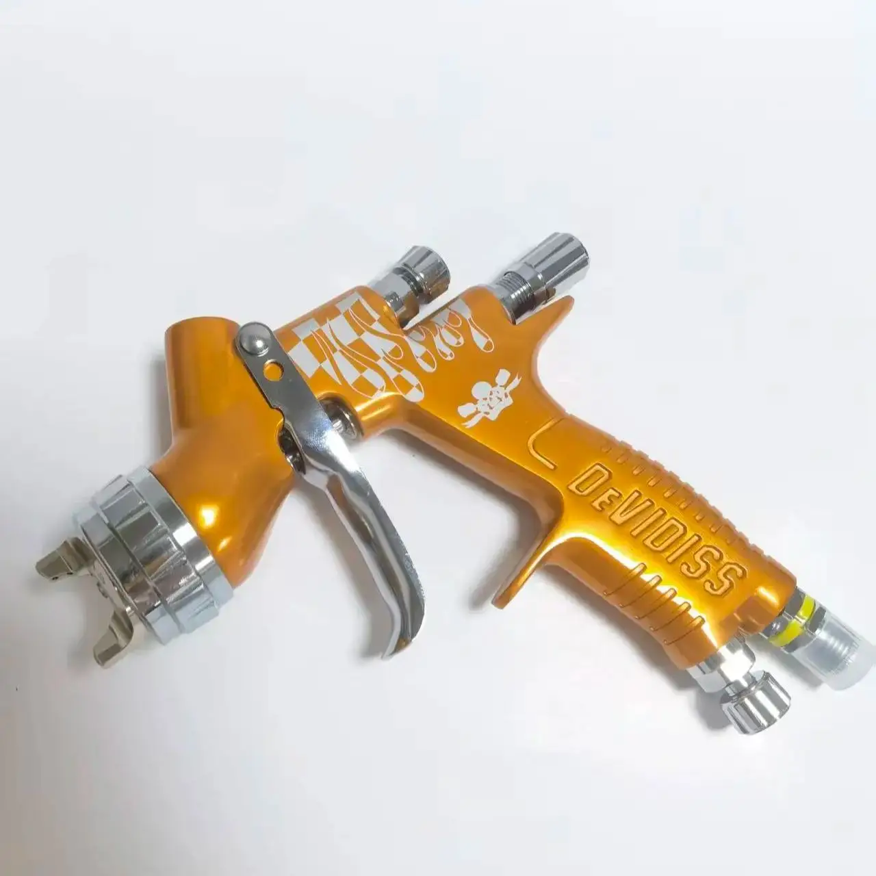 

Bestseller DEVIDISS Lite HVLP Spray Gun 1.3mm Nozzle - Perfect for All Automotive Paints, Professional Fine Finish EffectCar Wit