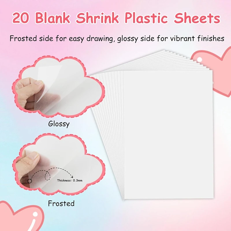 Keychain Kit,with 20 Sheets 7.9