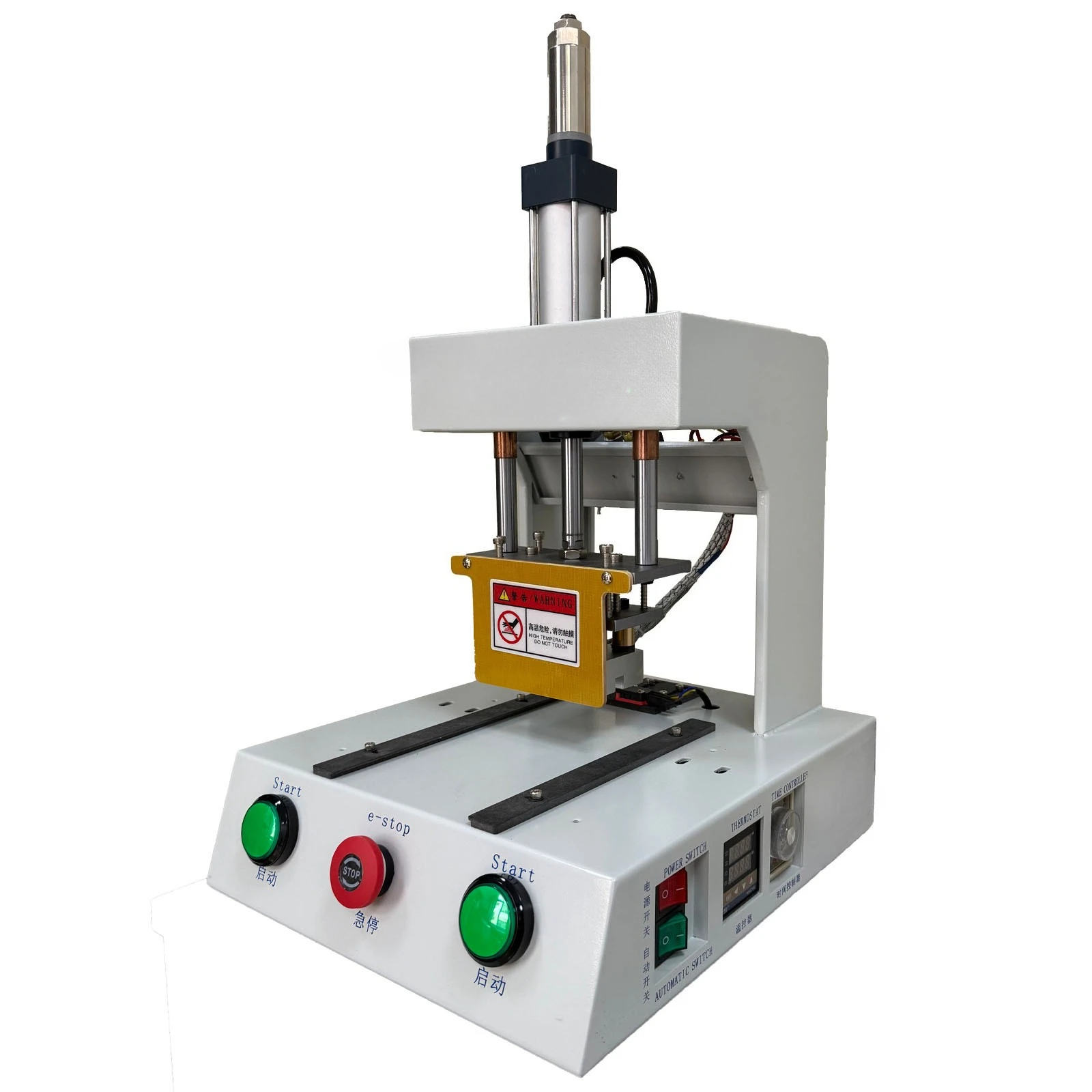 Cross-border pneumatic hot press