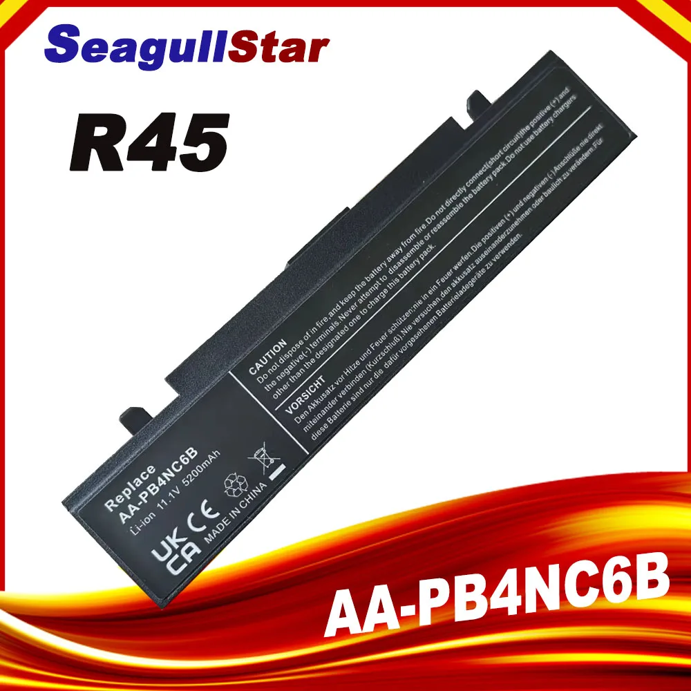 Аккумулятор для ноутбука SeagullStar для Samsung NP-R560 AA-PB2NC6B AA-PB4NC6B R60 R39 R40 R408 R41 R410 R45 R509 R510 R560
