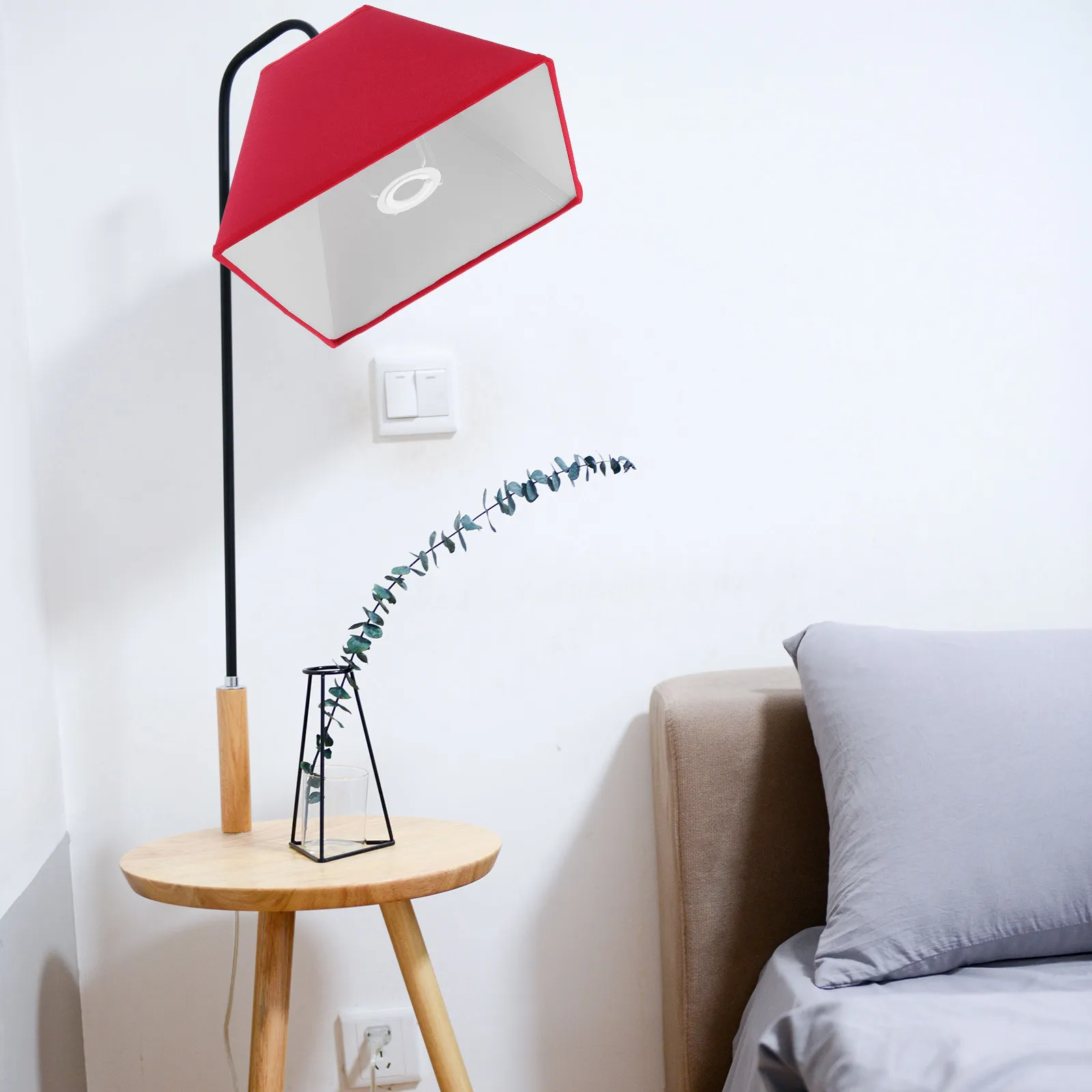 

1 комплект тканевых абажуров в простом стиле, долговечные тканевые чехлы для настольных и настенных светильников, декор для создания теплой атмосферы