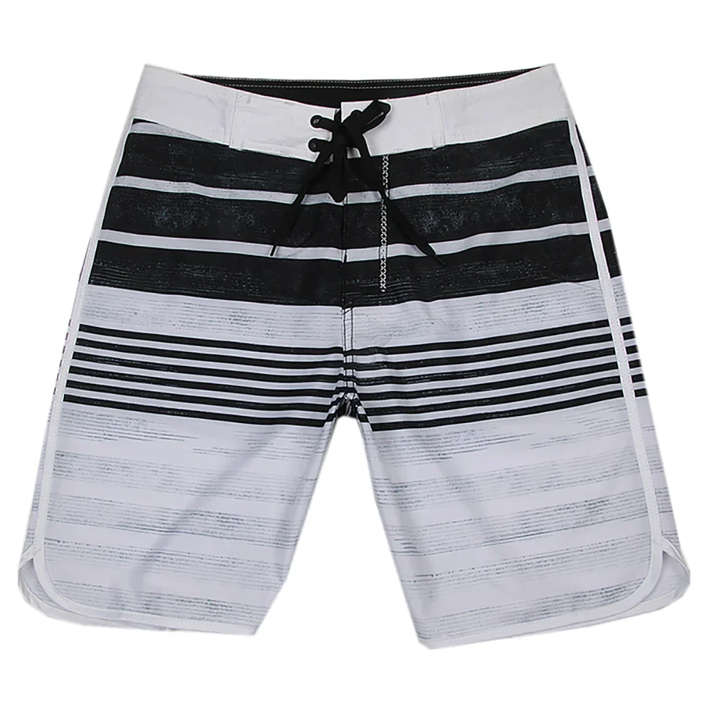 Summer stretch waterproof quick-drying men's shorts casual sports shorts surf beach pants swimming trunks plus size beach shorts