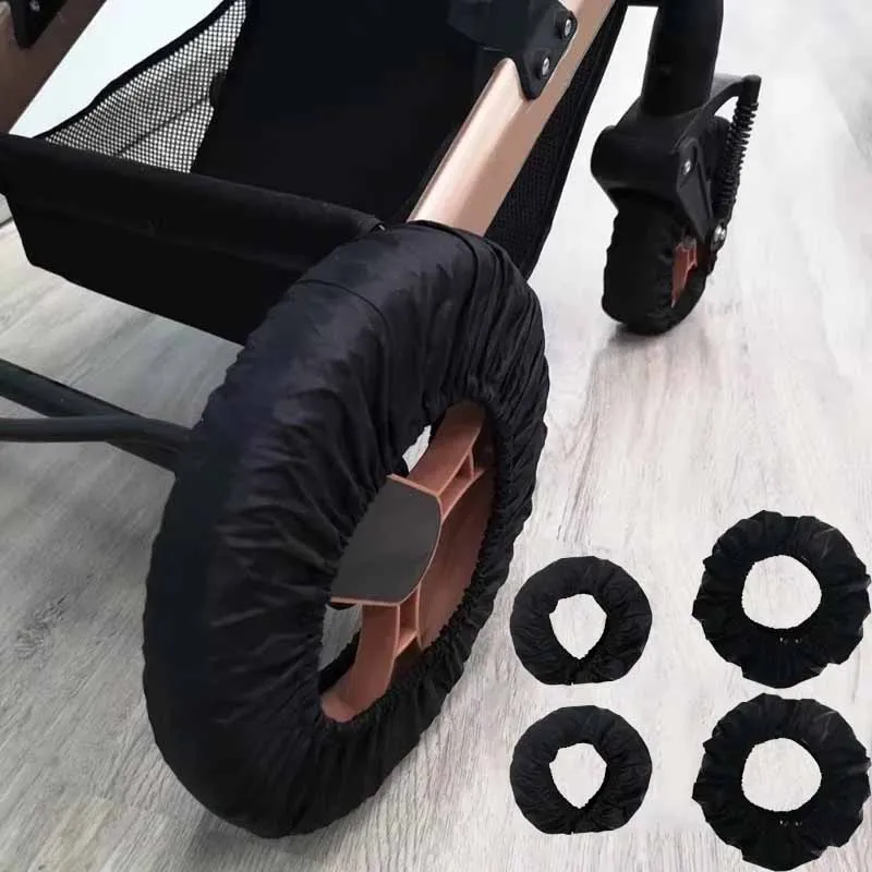 Accesorios para bebé, funda para cochecito de bebé, antipolvo e impermeable, cubierta para neumático de rueda, funda protectora para silla de ruedas para cochecito de bebé