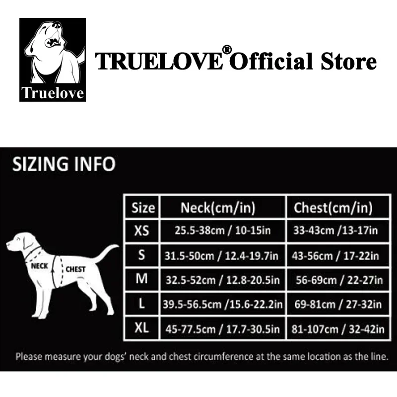 Truelove-Pet Harness with LED Light and Tracker Holder, 19 Modes, for Dog, Cat Time, Highly Recommended for Outdoor Use, TLH6771