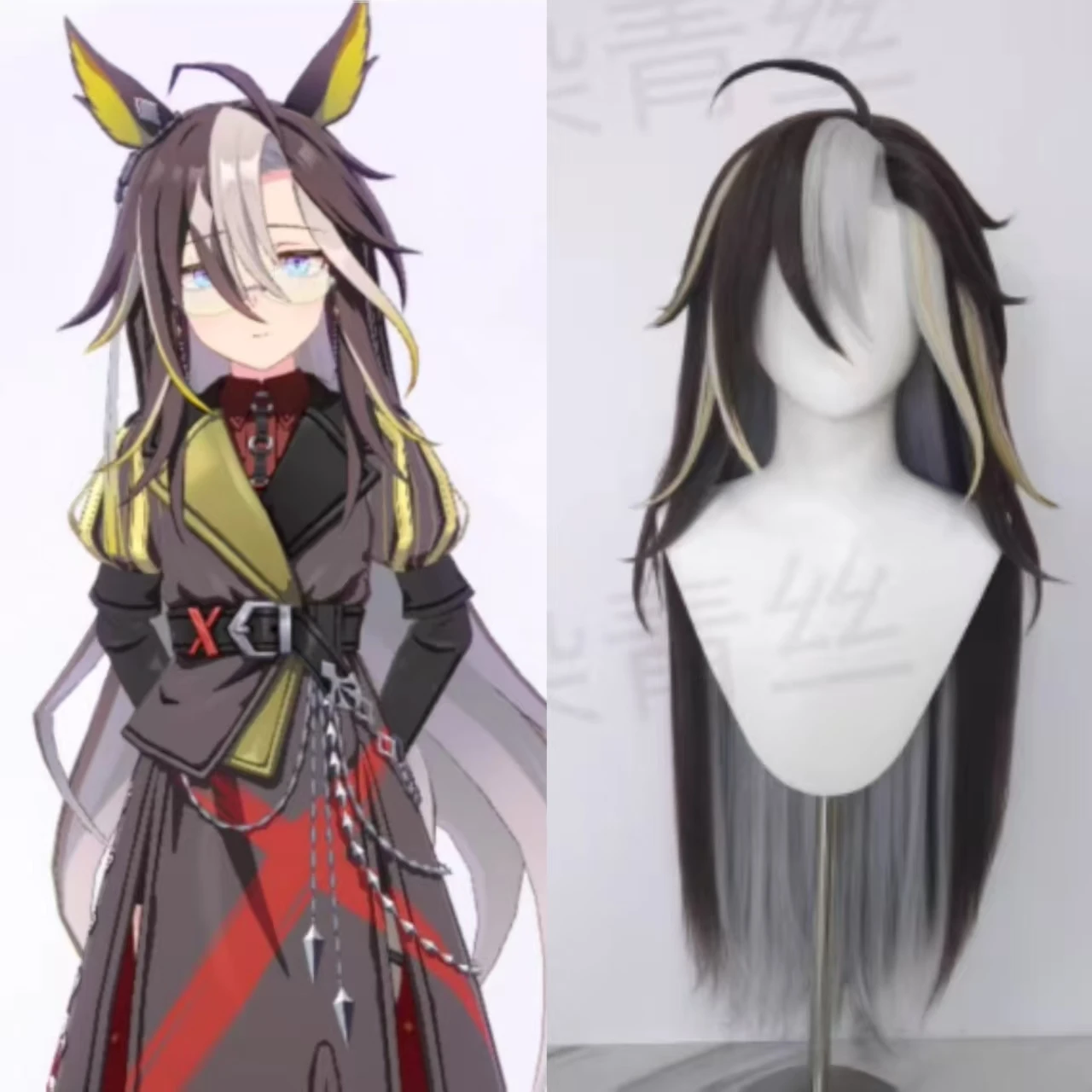 

Dream Journey Styled Wig Anime Uma Musume Pretty Derby Cosplay Wig Long Hair Roleplay Customized Props For Halloween Party Women