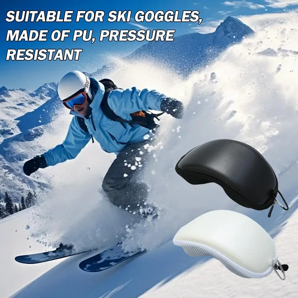 صندوق حملق التزلج على الجليد نظارات حامية نظارات سحاب حقيبة صلبة الشتاء في الهواء الطلق دراجة نارية ركوب الدراجات الملحقات #6