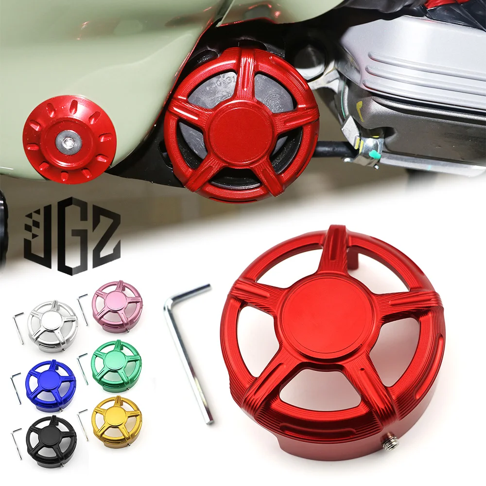 CNC Material Motorcycle Silent Block Cover Engine Mount Booth Guard for VESPA SPRINT PRIMAVERA 50 150 2013 2014 2015-2024