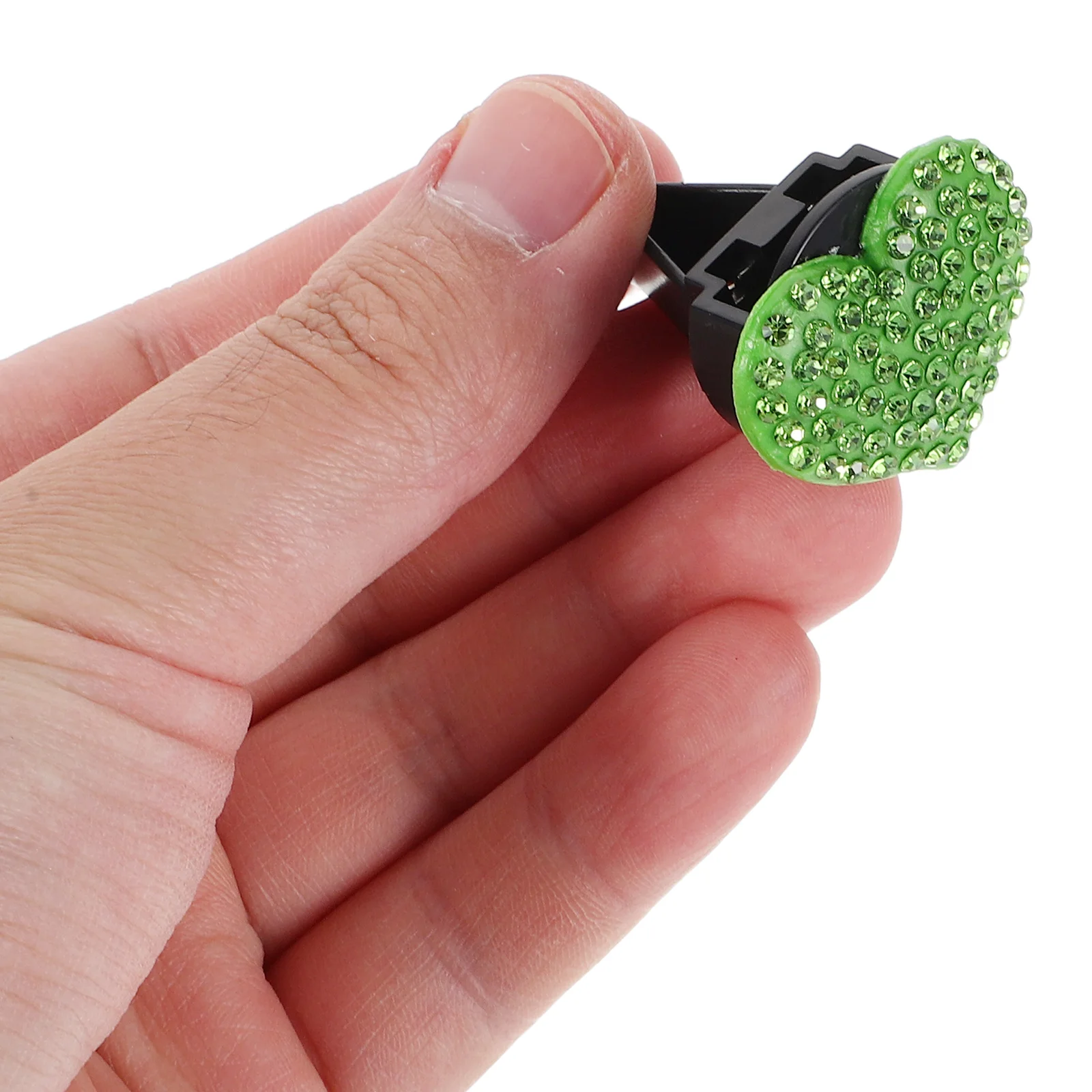 

4Pcs Car Air Vent Clips Heart Shaped Rhinestone Bling Aromatherapy Diffuser Car Scent Decoration for Interior Heart Vent Clips