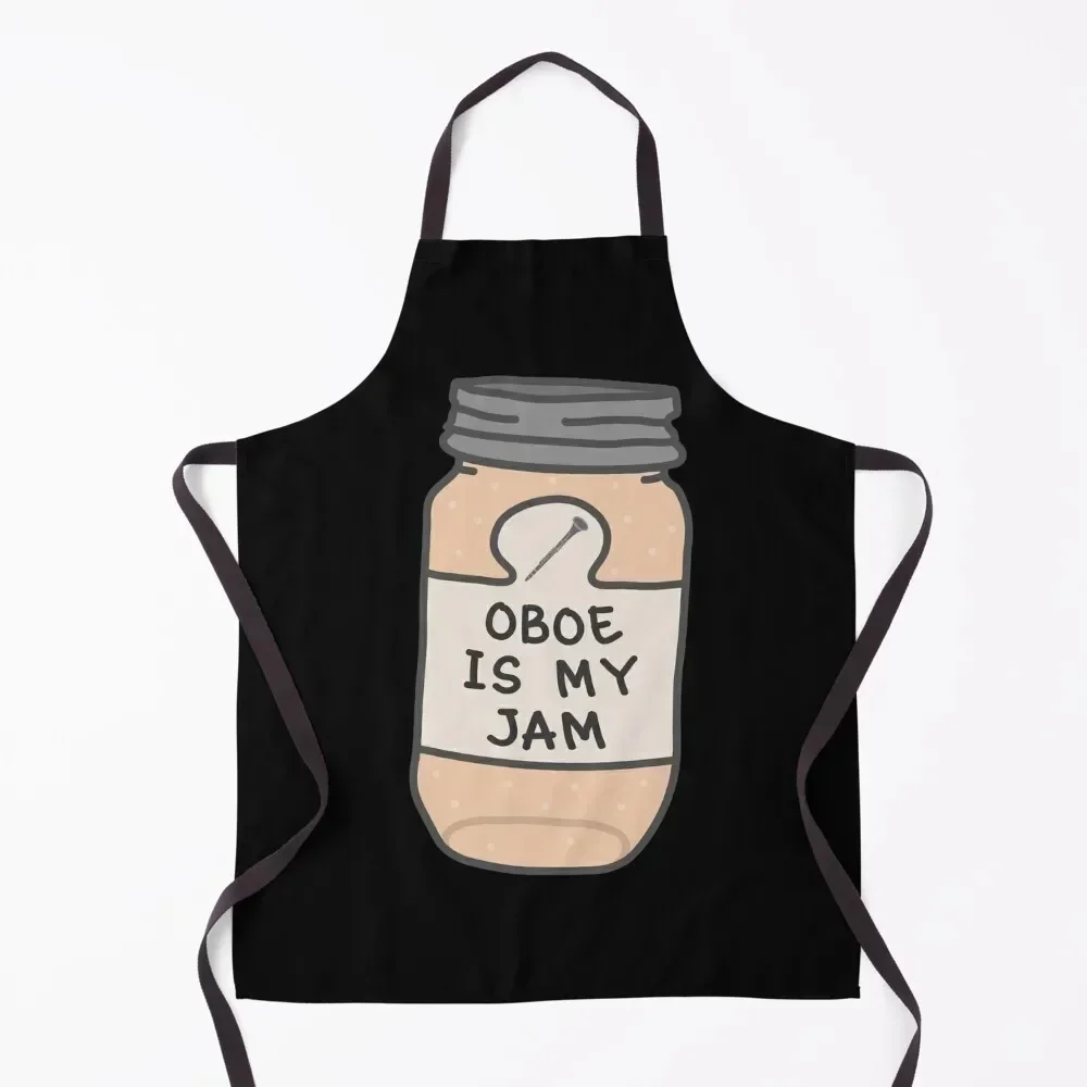 

Oboe Is My Jam Apron Kitchen And Home Items barber men Women Kitchen manicurist Apron