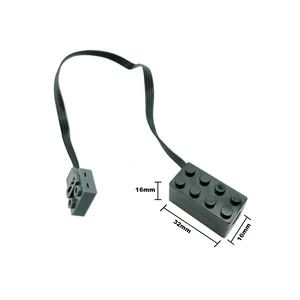 مركبة لبنة البناء الإلكترونية ذات المحرك الصغير ، وظائف طاقة RC ، ملحقات قطع الغيار ، ألعاب الأطفال أفضل 6 قطع غيار مبيعات ليغو تكنيك - رقم 5