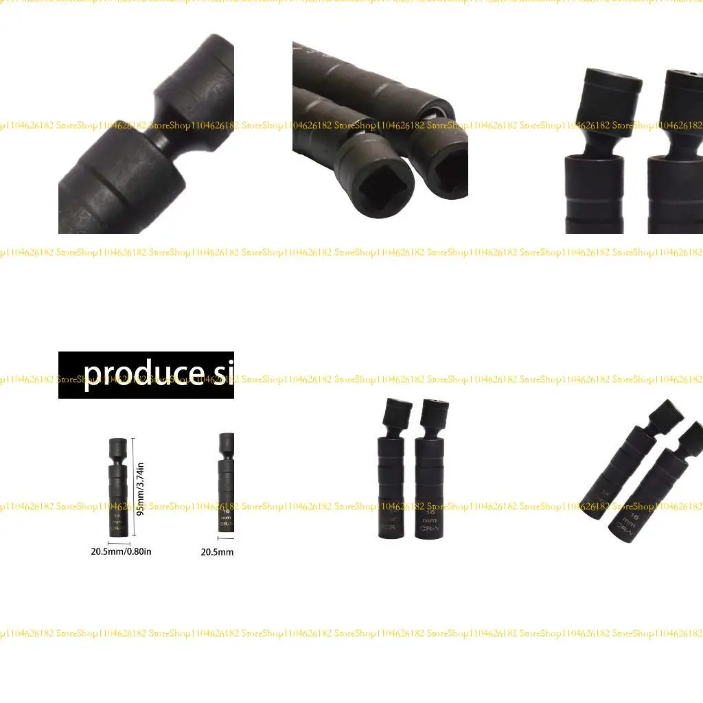 

Q2Q4 Universals 14/16mm 12 Point Plugs Socket Swivels Head Insert Heavy Duty Auto Plugs Removal Wrench