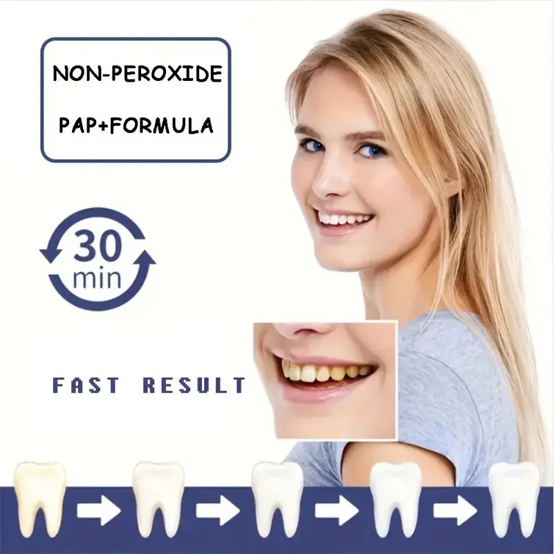 52/60pcs Teeth Whitening Strips Clean Dental Plaque and Stains Teeth Care Stickers Restore Bright White Teeth Blanqueador Dental