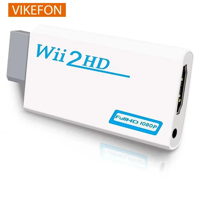 for Wii To HDMI-compatible Adapter Converter 3.5mm Audio For PC HDTV Monitor 1080P 720P Wii2 To HDMI WII2HDMI Converter Adapter