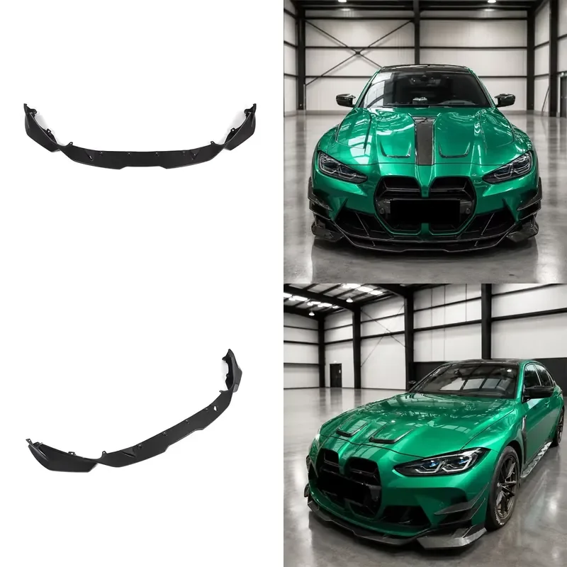 Dry Carbon Fiber CFA Style Front Bumper Spoiler Lip Separator for BMW G8X G80 G81 M3 G82 G83 M4 Competition CS 2020-2026