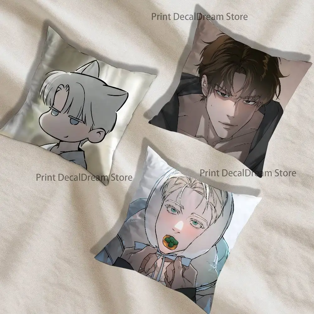 

Manga C-Codename Anastasia Pillow Case For Sofa Decor Car Office Room Printing Cushion Cover Decorations and Protector