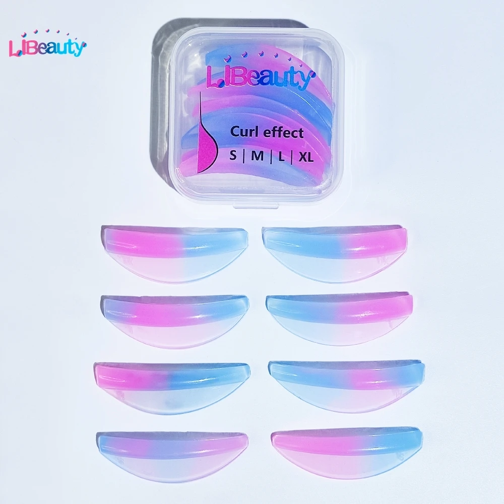 Libeauty Wholesale Free Glue Silicone Eyelash Perm Rod Sticky Lash Lift Pads 3D Eyelash Curler Makeup Accessories Makeup Tools