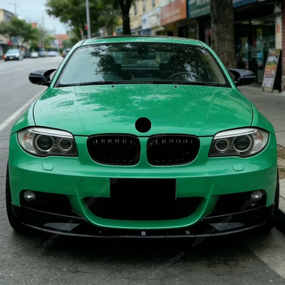 For BMW E82 E88 M-Sport Coupe/Cabrio 2007-2014 Front Bumper Lip Splitter Spoiler Diffuser Protector Guard ABS Gloss Black Tuning