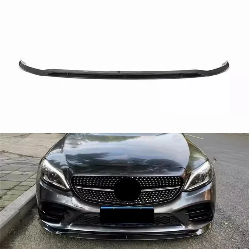 

Carbon fiber Front lip for Mercedes-Benz C-class C260 C300 W205 2019-2021 modified Small surround Front shovel Car Accessories