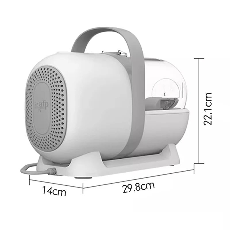 KINYU 7 In 1 Professional Cat Dog Hair Brush Trimmer Shaver Clipper Scissors Cleaner Tools Pet Grooming Kit With Vacuum Suction view 5