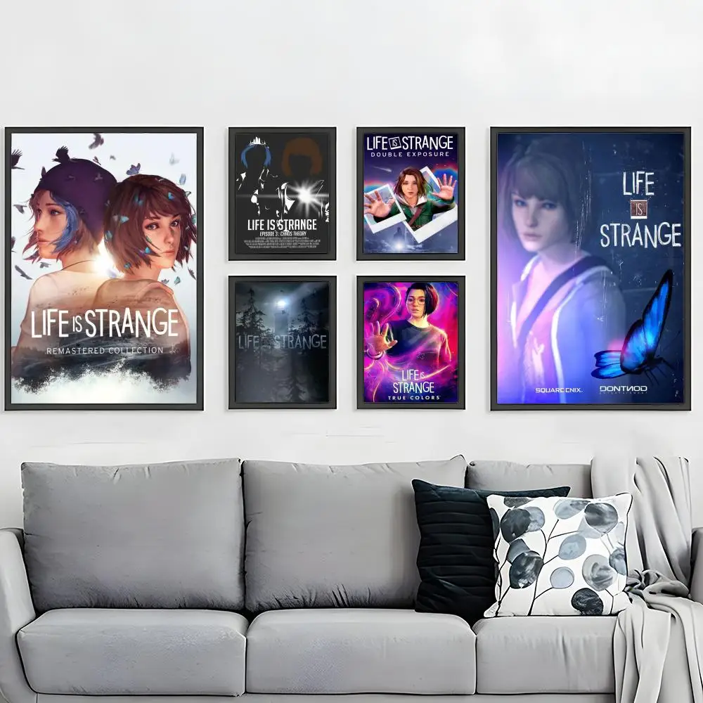 Indie Game Life Is Strange Poster HD Waterproof Self-Adhesive Wall Art – Multi-Scene Use, Top Gift Pick