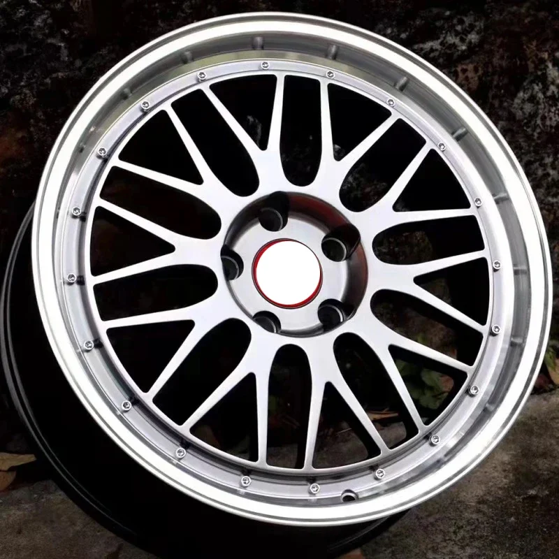 Glstar Factory Electroplated silver 15 16 17 18 19 Inch Casting Wheels 4 5 Holes 5*114.3 Car Alloy Wheels Rim