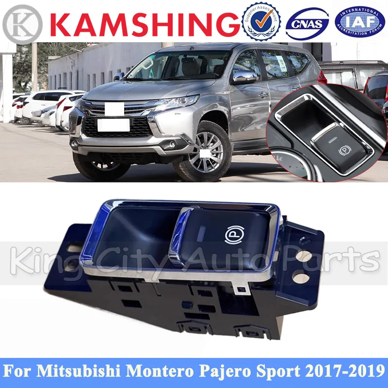 

CAPQX Original Handbrake Parking Brake Switch For Mitsubishi Montero Pajero Sport 2017-2019 Handbrake Button 8606A026