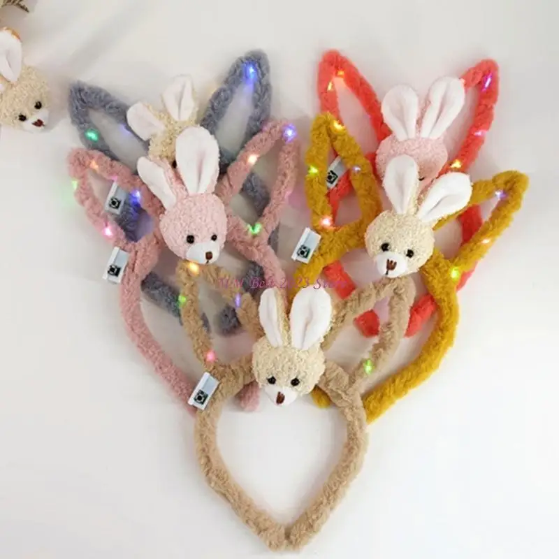 49ME مهرجان عقال سنة الأرنب القطيفة هيرباند فتاة النساء غطاء الرأس الملحقات