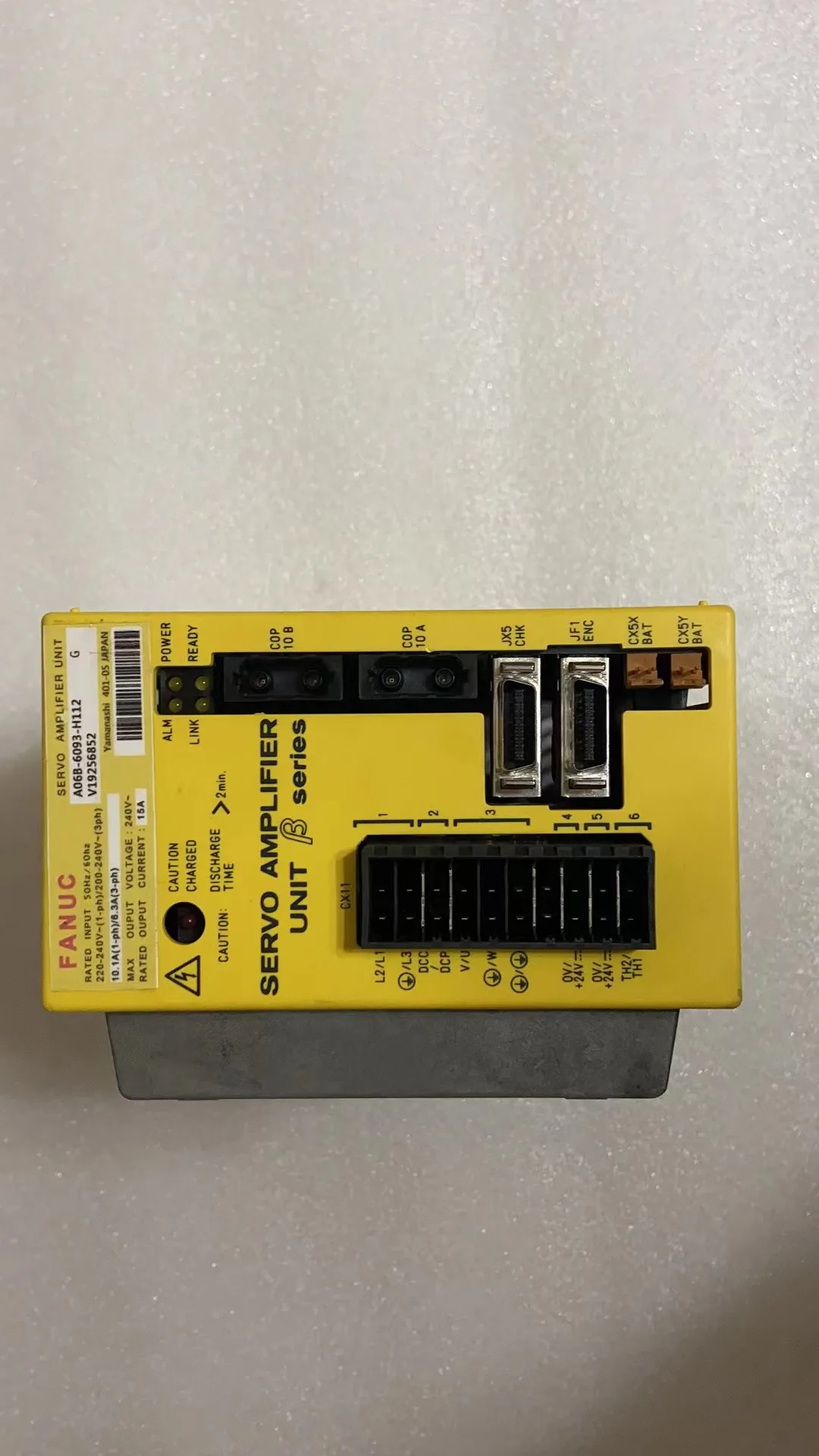 ใช้ FANUC Servo Amplifier H06B-6093-H112 Servo Driver สําหรับเครื่องระบบ CNC ผ่านการทดสอบแล้ว