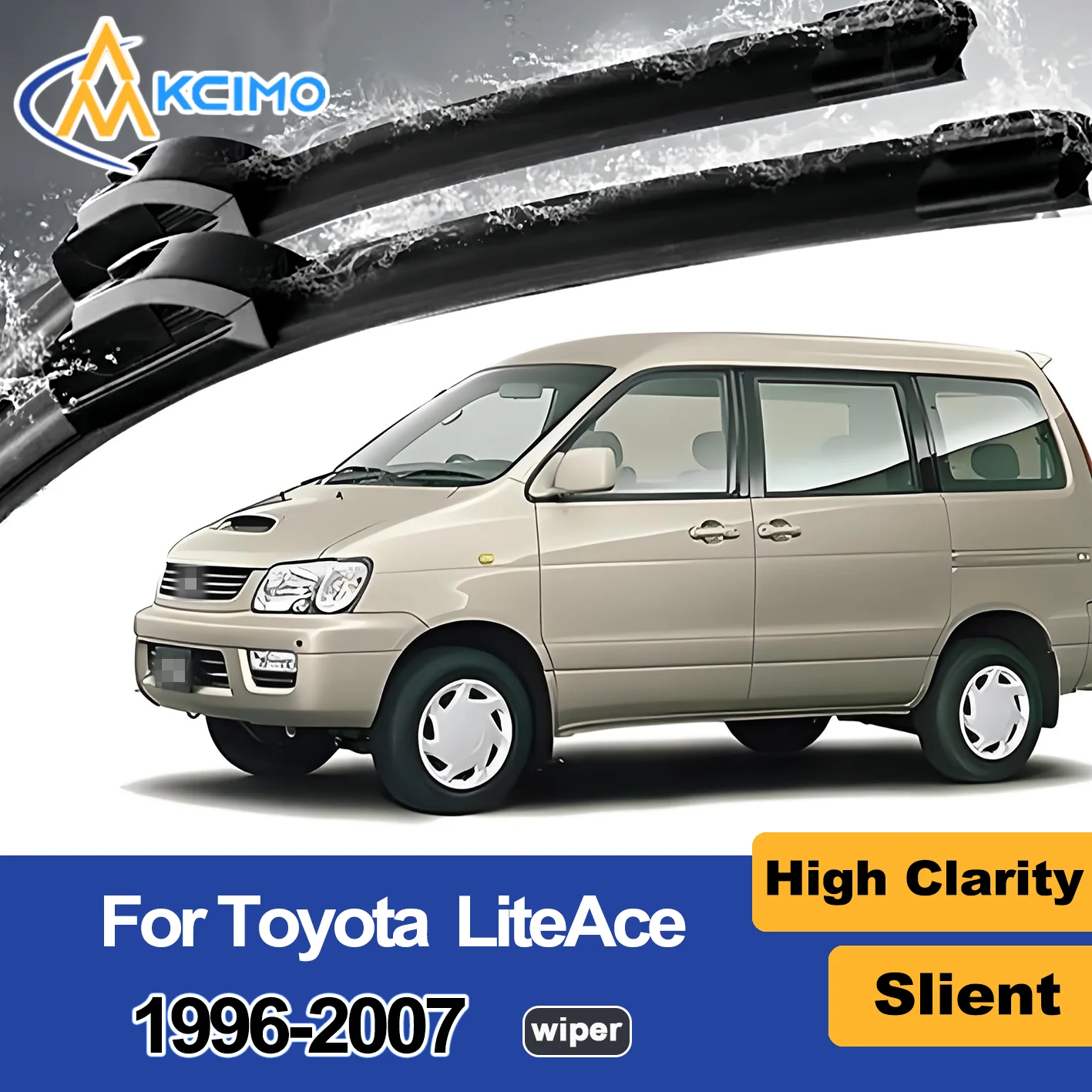 

2PCS New Wiper Blade for Toyota LiteAce R40/R50 1996-2007 Toyota Spacia (Australia) Daihatsu Delta Van Front Windshield Accessor
