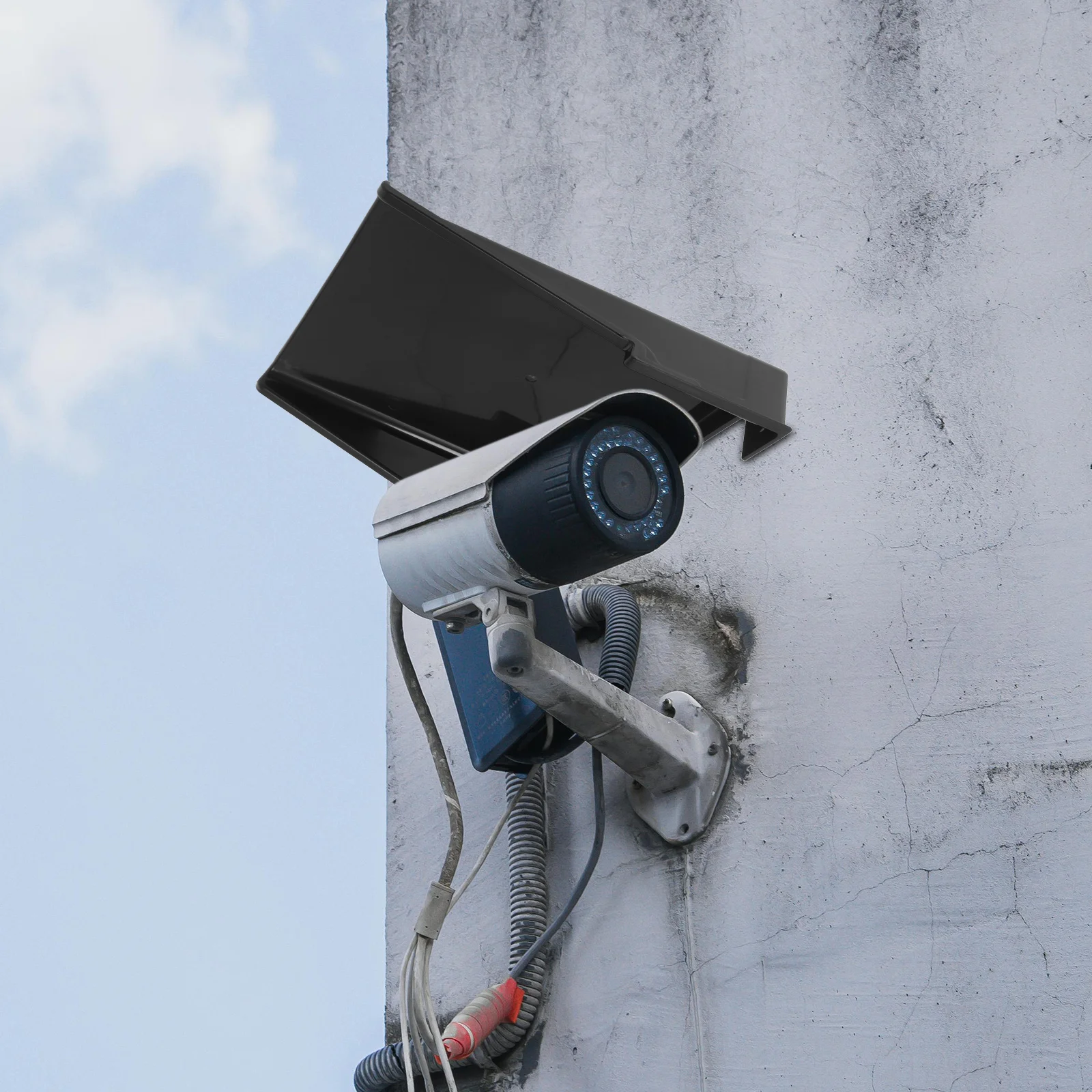 

Rainproof Camera Guard Outdoor Security Sun Rain Shade Cover Easy Installation Waterproof Hood For Monitoring
