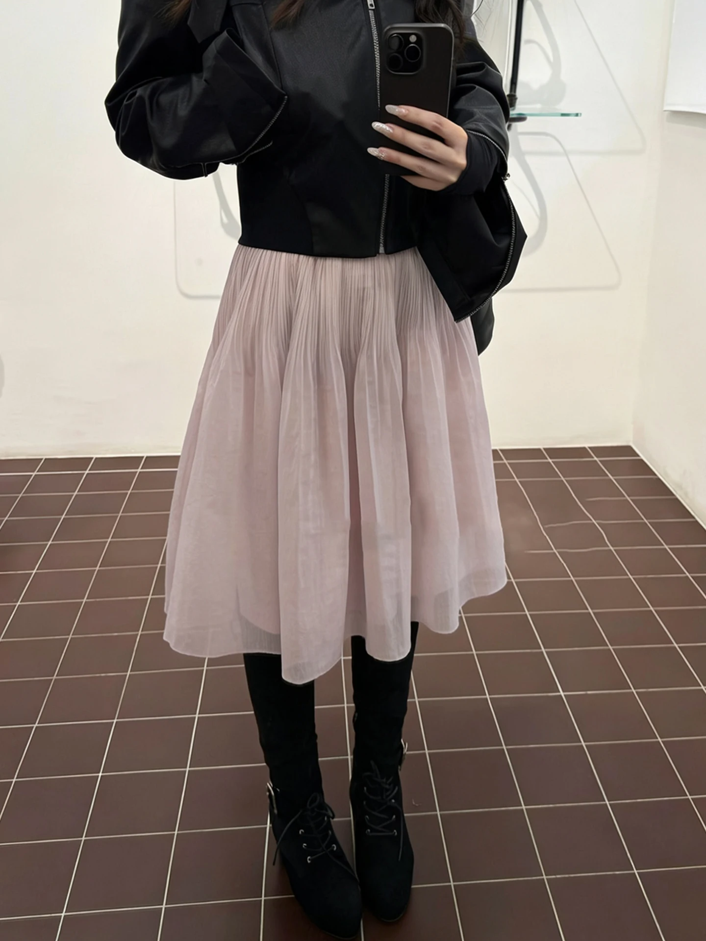 strong-recommendation-heavy-embellished-tulle-half-skirt-women's-a-line-midi-skirt-new-2026-elegant-ballet-fluffy-style
