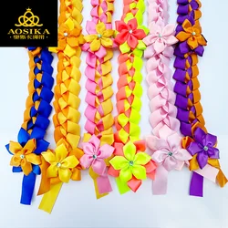 Aosika Graduation Ribbon Leis Single Layer Bbraided Necklace Party Supplies