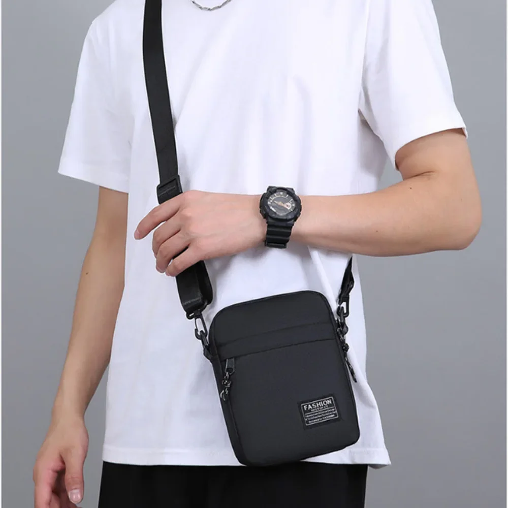Men's Satchel Women's Bag Fashion Oxford Cloth Casual Diagonal Crossover Hand Machine Small Square Bag Handbags Luggage Bags image 2