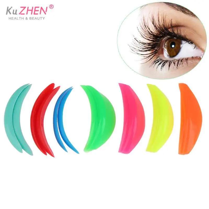 7Pair Lash Lift Rods Silicone Eyelash Pads, Rods For Lash Lift Silicone Eyelash Perming CurlerLift Pads For Eyelashe Makeup Tool