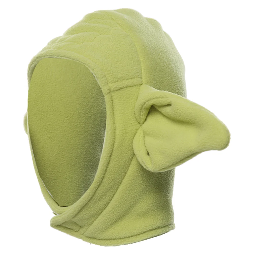 Yoda Baby Adult Grogu Hat with Ears Green Plush Hat Animal Headband Cute Hats Cosplay Accessories Halloween Carnival Disguise view 5