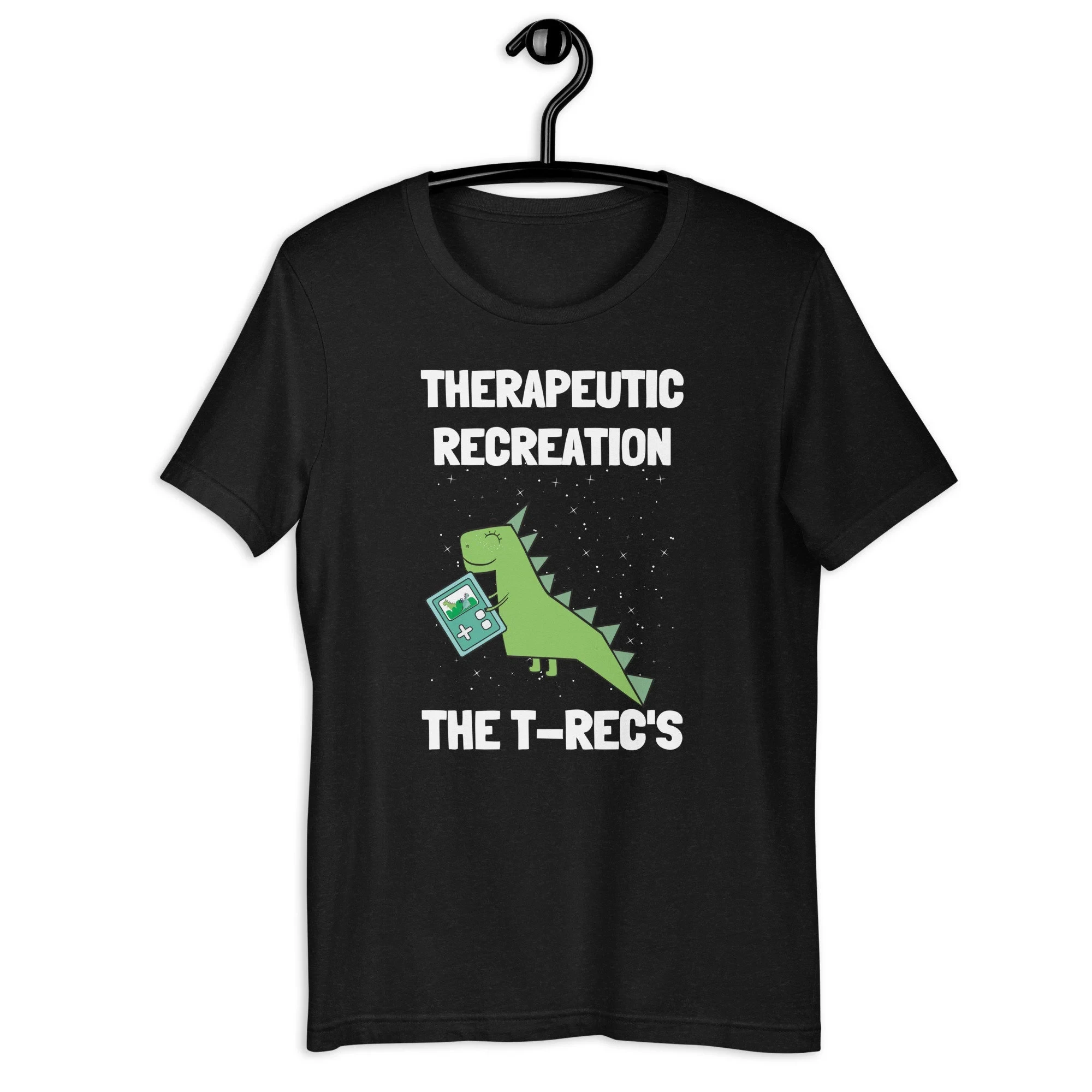 Men's T-shirt T-Rec's - Recreation Therapis Graphic Prue Cotton  Casual Loose Hip Hop for Men Summer Male Tee Top