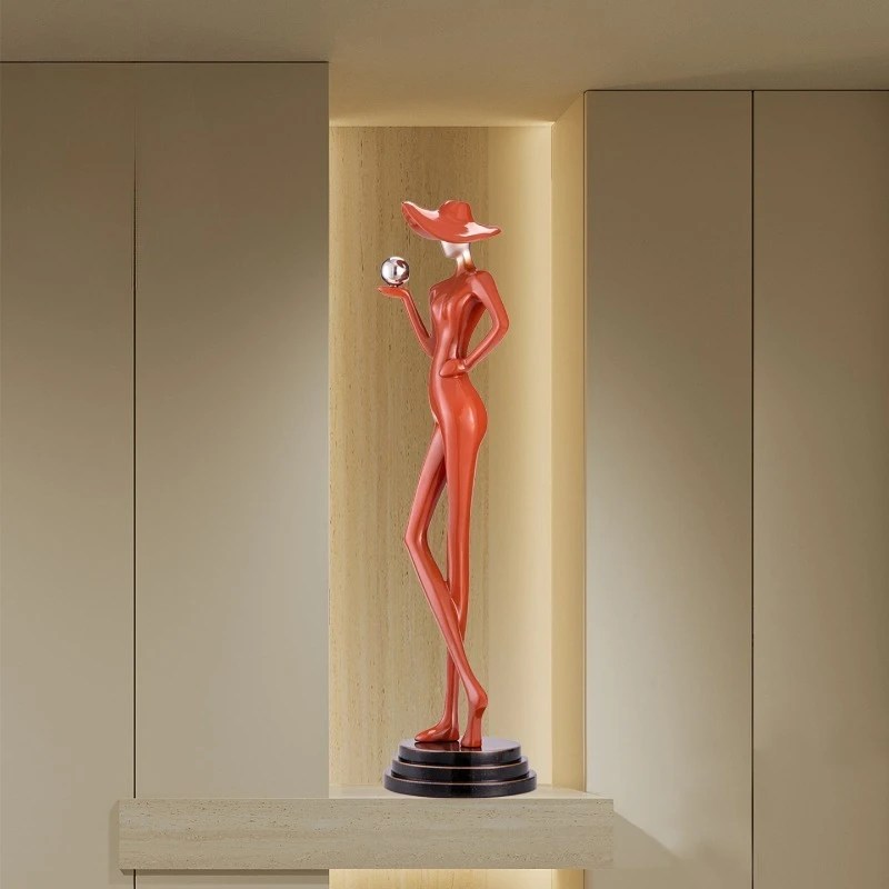 Ornament Slender Light Luxury High-end Living Room Crafts Art Sculpture