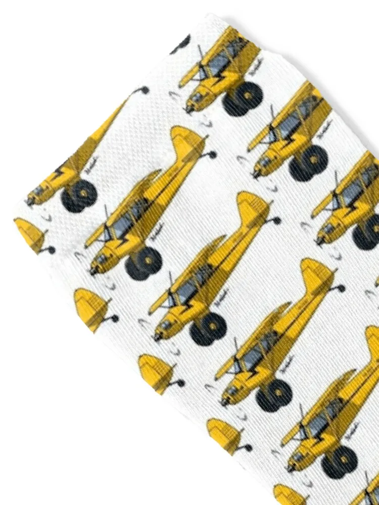 Piper J3 Cub 4X-AAP Socks christmas gifts with print cotton funny gift Designer Man Socks Women's