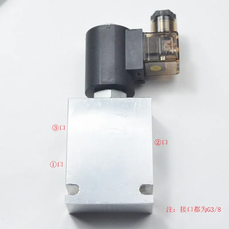 2-position 3-way DHF10-231 Threaded Cartridge Hydraulic Solenoid Valve SV2-10-3 SV10-31 G3/8 AC220V DC24V DC12V