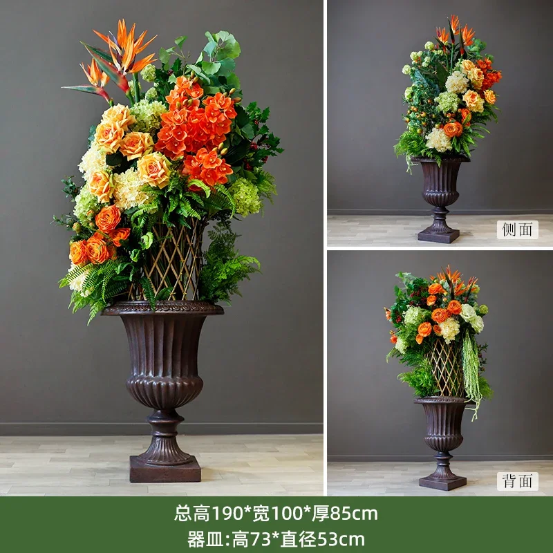 

Artificial/Fake Flower Window Design Emulational Floriculture Set Large Landscape Floriculture Decorative Landscaping