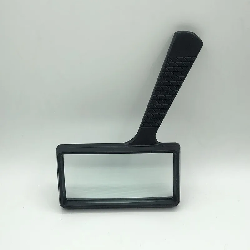 

Helping Hands 10X Handheld Square Reading Magnifier Magnifying Glass Loupe 84026 ABS+Glass Lens For Magazine Books Newspaper