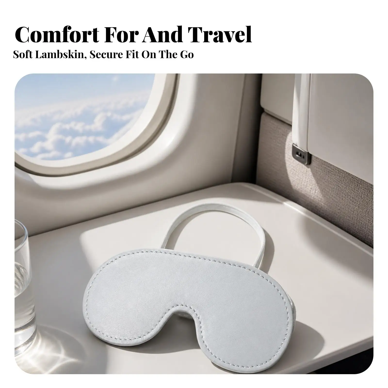 Light Blocking Rest Visor with Nose Bridge Cutout Blackout Contoured Rest Visor Soft for Adults, Bedtime, Travel, Quiet