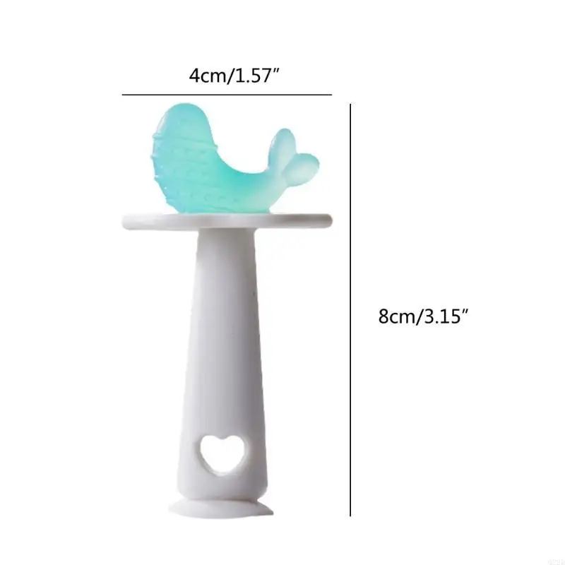 Q22d السيليكون teether لطفلة التسنين لعبة لئمة اللثة DIY Teeth