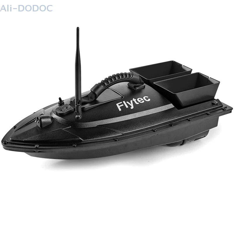 Fishing Bait Boat 500m Remote Control Bait Boat Dual Motor Fish Finder 1.5KG Loading With LED Light For Fishing Tool